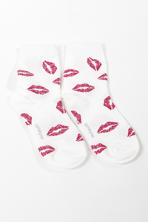 Kisses for You Crew Socks