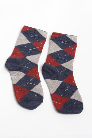Diamond Plaid Socks