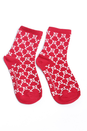 NY Patterned Socks
