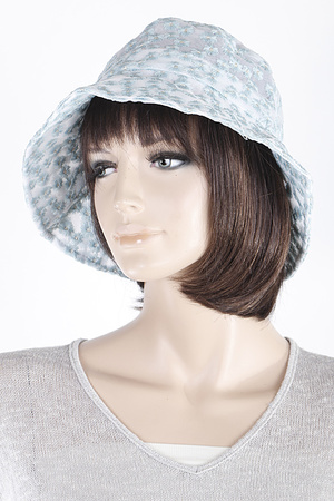 Flower Mesh Bucket Hat