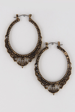 Antique Style Earrings 7FCA4