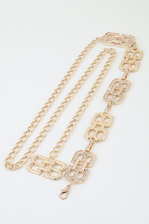 Bejeweled BB Chain Belt