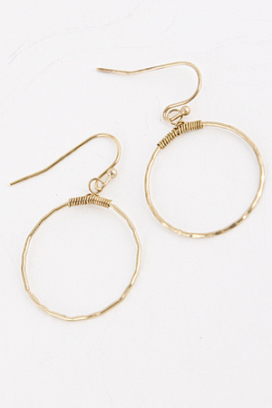 Perfect Circle Wired Dangle Earring 5GBF13