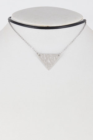 Thin Choker With Triangle Layer 6FAC8