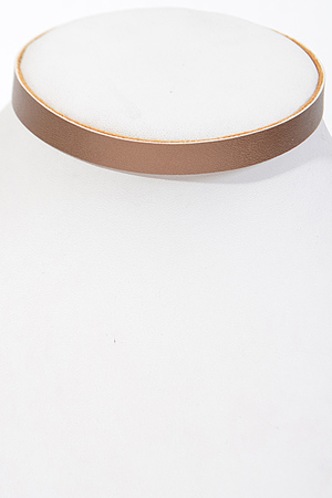 Solid Yet Shiny Simple Choker