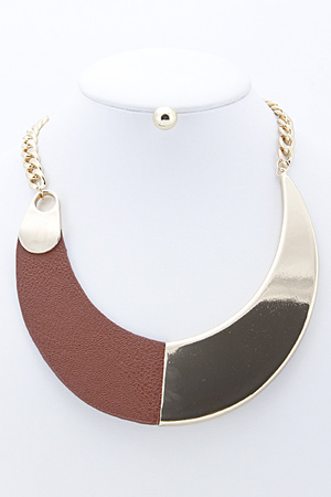 Round Shape Thick Tide Necklace 5GAH3